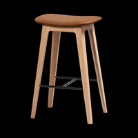 Nordic Bar Stool - Oak - thumbnail