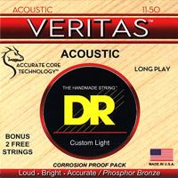 DR Strings VTA-11 Veritas Custom Light 11-50 westerngitaarsnaren - thumbnail