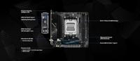 ASRock Phantom Gaming B650I Lightning WiFi Moederbord Socket AMD AM5 Vormfactor Mini-ATX Moederbord chipset AMD® B650 - thumbnail