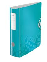 Ordner Leitz WOW active 180° 80mm PP A4 ijsblauw - thumbnail