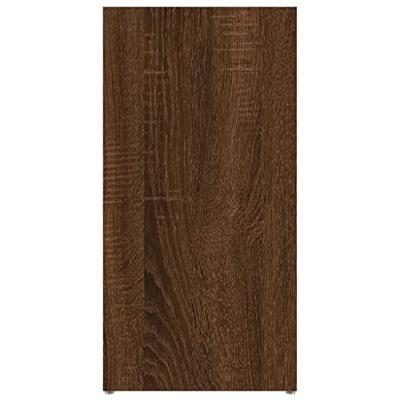 Boekenkast 50x25x106 cm bruin eikenkleur