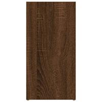 Boekenkast 50x25x106 cm bruin eikenkleur - thumbnail