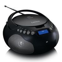 Boombox met DAB+/ FM-radio en Bluetooth® Zwart - thumbnail
