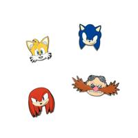 Sonic the Hedgehog - Pin Badges 4-Pack - thumbnail