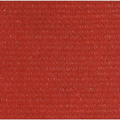 VidaXL Zonnezeil 160 g/m² 2,5x3,5 m hdpe rood