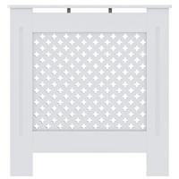 VidaXL Radiatorombouw 78 cm mdf wit - thumbnail