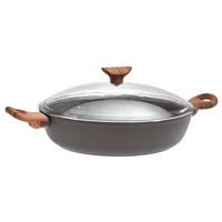 Sambonet Hapjespan Rock 'n' Rose - Zwart - ø 28 cm / 3.6 liter - standaard anti-aanbaklaag - thumbnail