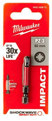 Milwaukee SHOCKWAVE™ IMPACT DUTY schroefbit PZ3 x 50 mm VE=1 - 4932430870