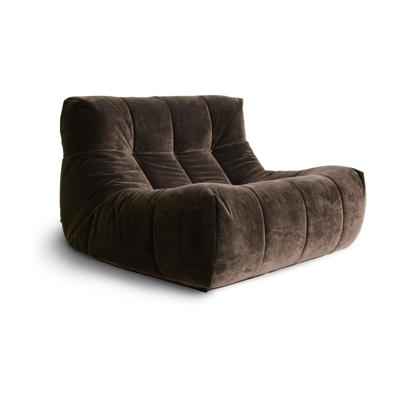 HKliving Lazy Lounge fauteuil Royal Velvet Espresso HKliving Lazy Lounge fauteuil Royal Velvet Espresso