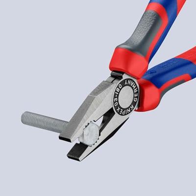 Knipex Kombitang zwart geatramenteerd met meer-componentengrepen 180 mm - 0302180