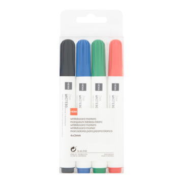 HEMA Whiteboardmarkers - 4 stuks