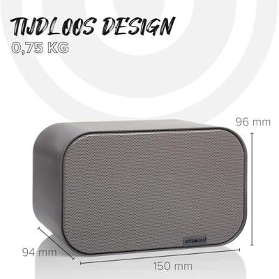ArtSound: UNI20 Satelliet Speakers (2pc), 10 - 40 W - Quartz ArtSound: UNI20 Satelliet Speakers (2pc), 10 - 40 W - Quartz