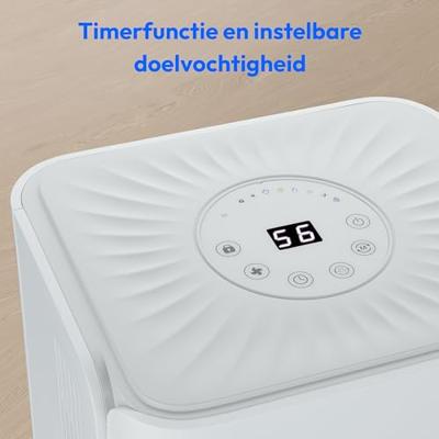 Deumidificatore - MEDION - 12L / giorno - Capacità serbatoio 2L