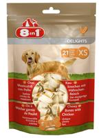 8in1 Delights chicken bones XS hondensnacks 1 x 21 stuks - thumbnail