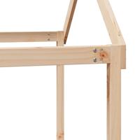 Stapelbedframe zonder matras massief grenenhout 90x200 cm - thumbnail