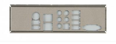 Supermicro MCP-260-00045-1N computervak I/O-schild houder - vakken voor computer (houder, I/O-schild, metaal, metaal, 1U, X10DAC, X10DAi, X10DAX)