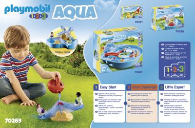 PLAYMOBIL® 1.2.3 70269 Aqua Waterwip met gieter PLAYMOBIL® 1.2.3 70269 Aqua Waterwip met gieter