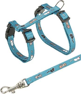 TRIXIE KITTENTUIG JUNIOR MET RIEM KATTENMOTIEF ASSORTI 21-33X0,8 CM 120 CM 4 ST
