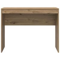 Bureau artisanaal eikenkleurig 100 x 40 x 76 cm Bewerkt hout - thumbnail