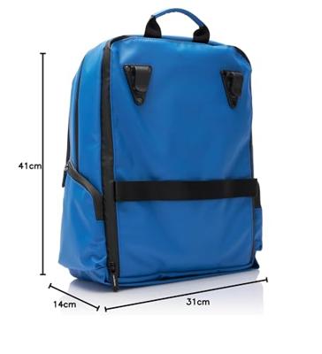 Hedgren commute bike stem rugtas 15,6l strong blue