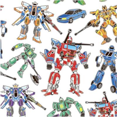 Creativ Company Zelfklevende stickers transformers, 1 vel Creativ Company Zelfklevende stickers transformers, 1 vel