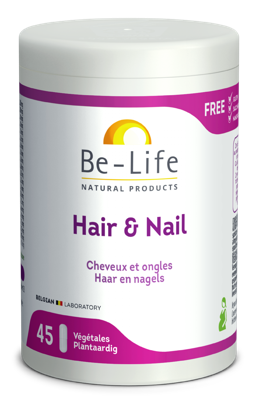 Be-Life Hair & Nail Voedingssupplement Haar en Nagels 45 Capsules