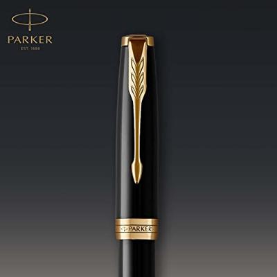 Vulpen Parker Sonnet black lacquer GT medium