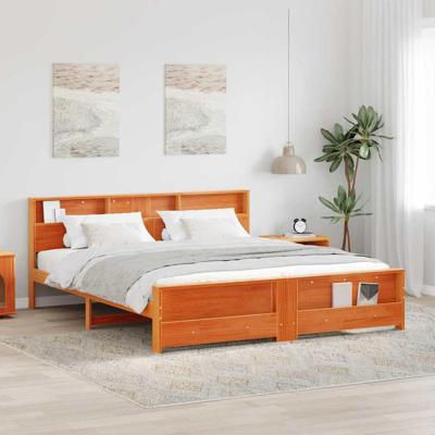 Bedframe Wasbruin 180 x 200 cm Massief grenenhout