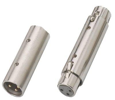 Monacor NTA-112 Audio Adapter [1x XLR-stekker - 1x XLR-stekker]