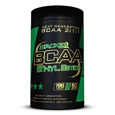BCAA Ethyl Ester Ephedra Vrij - Stacker 2 • 198 capsules