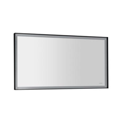 Badkamerspiegel Sapho Sort Led 120x70 cm LED-Verlichting Frame Mat Zwart Sapho