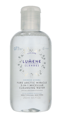 Lumene Lahde Pure Arctic Miracle 3in1 Micel. Water 250 ml Make-up verwijderaar en reiniger Lumene Lahde Pure Arctic Miracle 3in1 Micel. Water 250 ml Make-up verwijderaar en reiniger