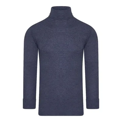 Thermo colshirt dames - Thermo ondergoed - Thermisch - Hoge hals - M - Blauw - M