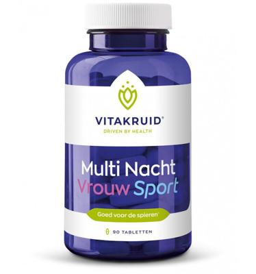 Vitakruid Multi Nacht Vrouw Sport 100% Vegan 90 Vitakruid Multi Nacht Vrouw Sport 100% Vegan 90