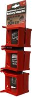 Stealthmounts Batterijhouders voor Milwaukee M18 18v | Rood | 6 stuks - BM-MW18-RED-6 - thumbnail