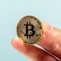 Bitcoin munt - Goudkleurig - thumbnail