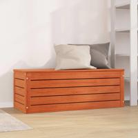 Opbergbox Wasbruin 89 x 36,5 x 33 cm Massief grenenhout - thumbnail