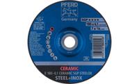 PFERD TOOLS 62100180 E 180-4,1 CERAMIC SGP STEELOX Afbraamschijf gebogen Diameter 180 mm Boordiameter 22.23 mm RVS, Staal 10 stuk(s) - thumbnail