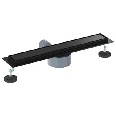 VidaXL Doucheafvoer 2-in-1 met 360° sifon zwart 60 cm