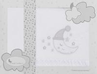 Interbaby lakenset wieg Maan 110 x 82 cm polyester - thumbnail