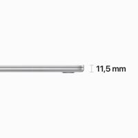 Refurbished MacBook Air 15 inch M2 8 Zilver Gebruikt - thumbnail