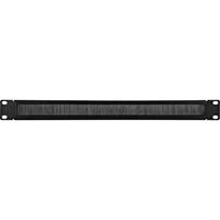Renkforce RF-3429140 19 inch Afdekking met borstels voor patchkast 1 HE Zwart - thumbnail