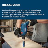 Bosch Blauw GSB 600 Klopboormachine | In Doos - 06011A0320 - thumbnail