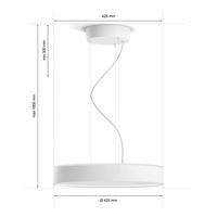 Philips HanglampHue Enrave - White Ambiance Ø 42,5cm wit - 915005998001 - thumbnail