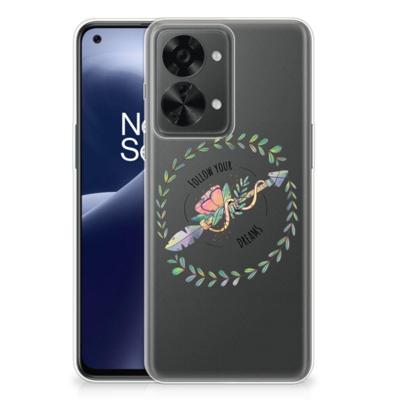 OnePlus Nord 2T Telefoonhoesje met Naam Boho Dreams OnePlus Nord 2T Telefoonhoesje met Naam Boho Dreams