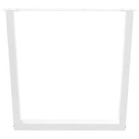 Eettafelpoten 3 st V-vormig 80x(72-73,3) cm staal wit - thumbnail