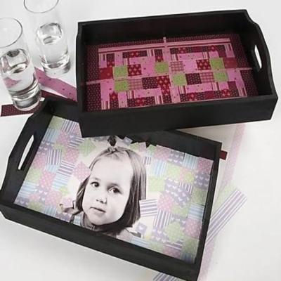 Creativ Company Dienblad, afm 30x17x5 cm, 1 stuk