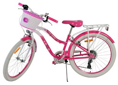 Volare lovely kinderfiets - meisjes - 24 inch - roze - 7 versnellingen Volare lovely kinderfiets - meisjes - 24 inch - roze - 7 versnellingen