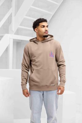 Off The Pitch Burning Flower Hoodie Heren Lichtbruin - Maat XXL - Kleur: Lichtbruin | Soccerfanshop Off The Pitch Burning Flower Hoodie Heren Lichtbruin - Maat XXL - Kleur: Lichtbruin | Soccerfanshop