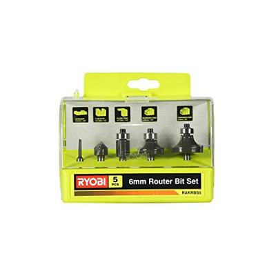 Ryobi RAKRBS5 | 5-delig Frees Set compatibel met R18TR-0 en RRT1600 - 5132003828 - 5132003828